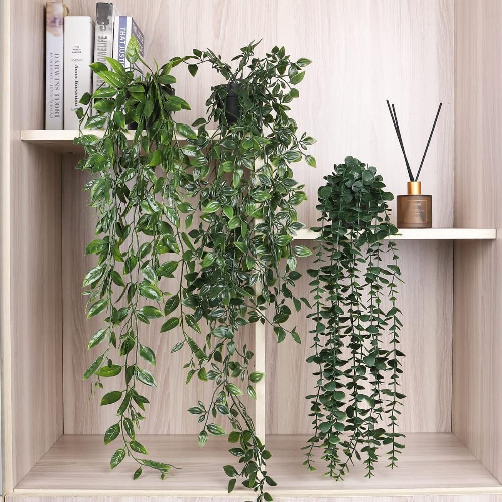 Ficus Lyrata Tree - نباتات معلقة صناعية مع وعاء نباتات