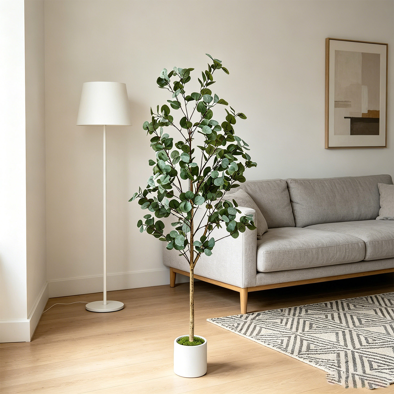شجرة أوكالبتوس اصطناعية بطول 1 - مراجعة Ficus Lyrata Tree وسعره