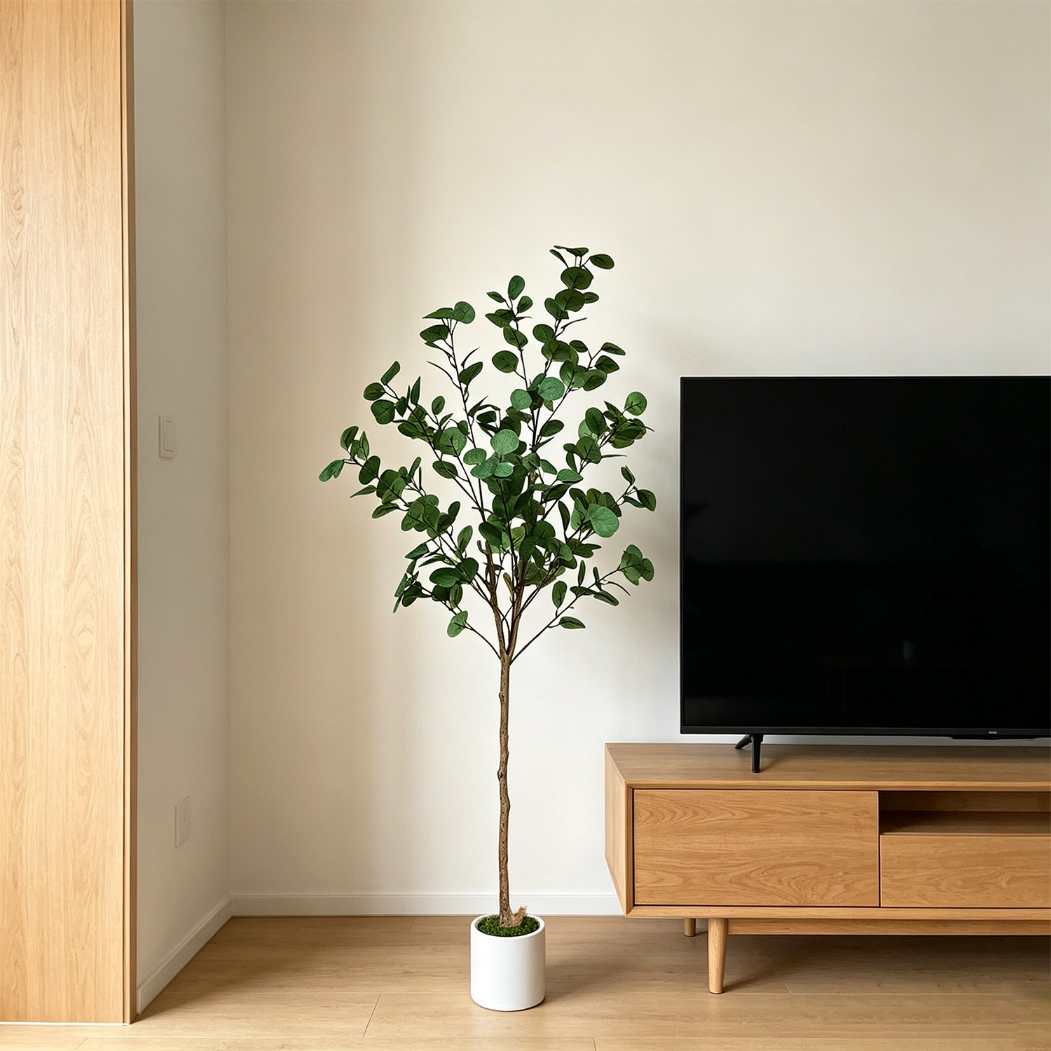 شجرة أوكالبتوس اصطناعية بطول 1 - مراجعة Ficus Lyrata Tree وسعره