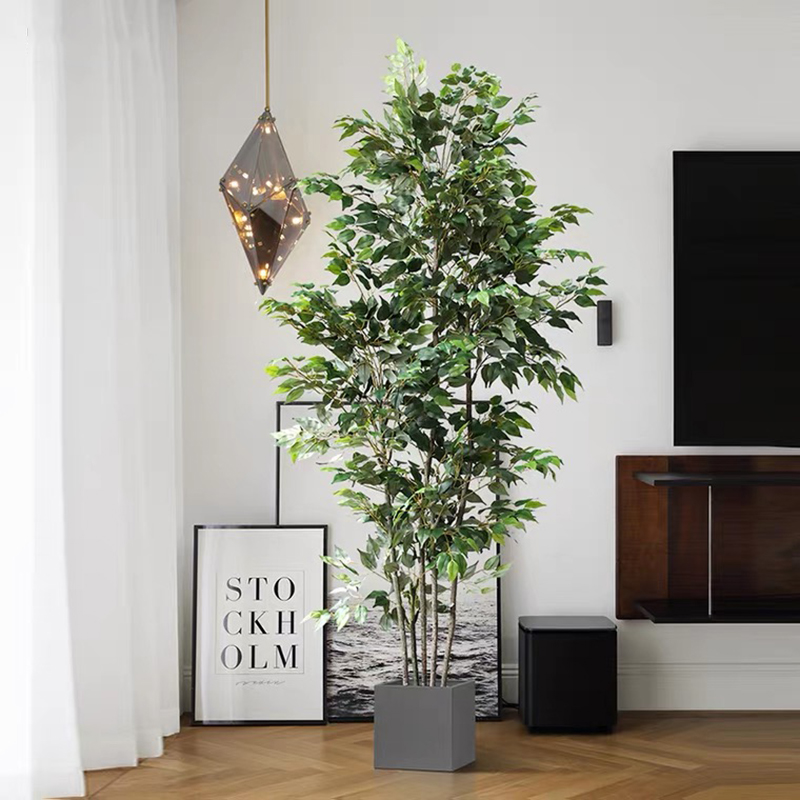 شجرة اللبخ الاصطناعية مقاس 70  - مراجعة Ficus Lyrata Tree وسعره