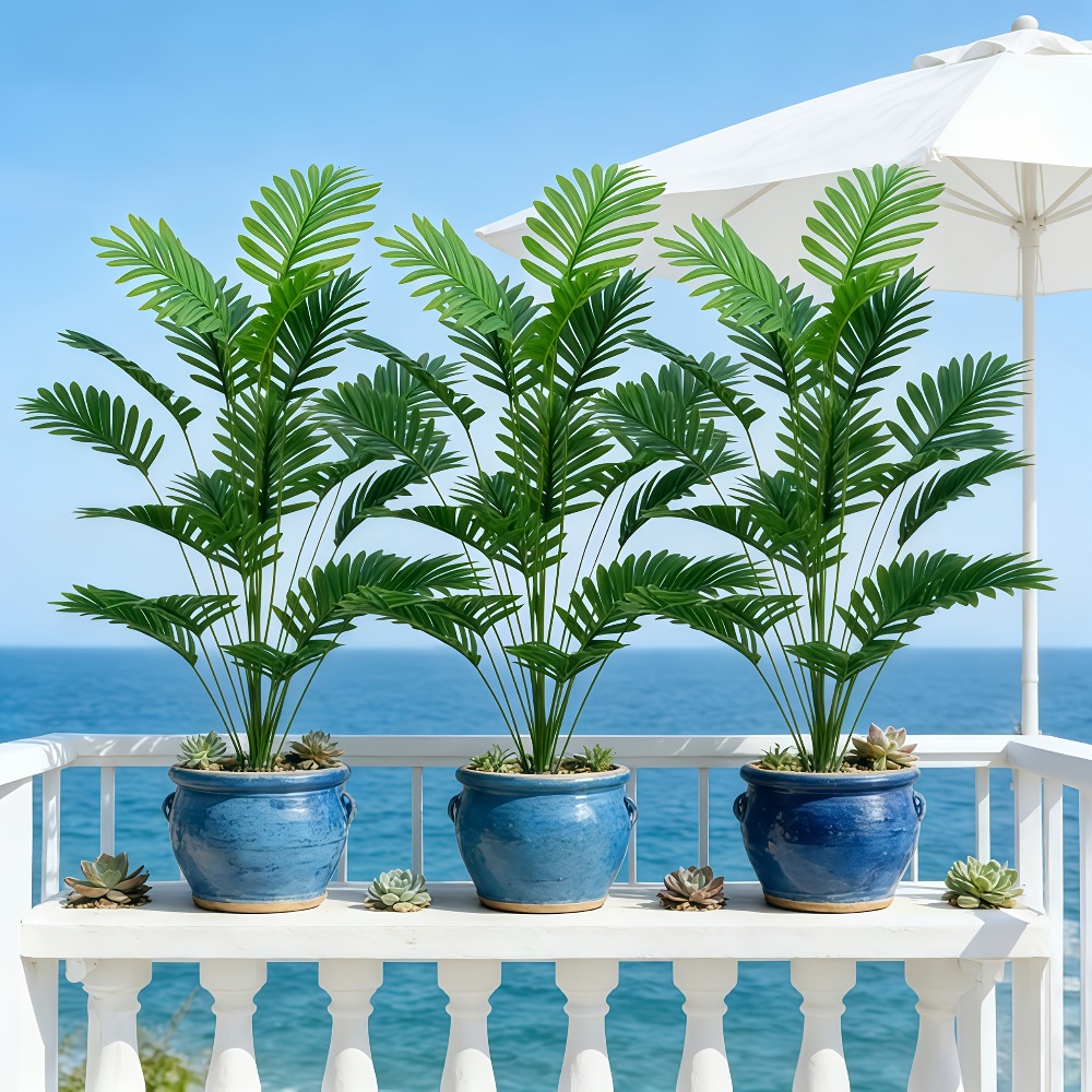 1 قطعة شجرة نخيل صناعية كبيرة  - مراجعة Dracaena Marginata وسعره